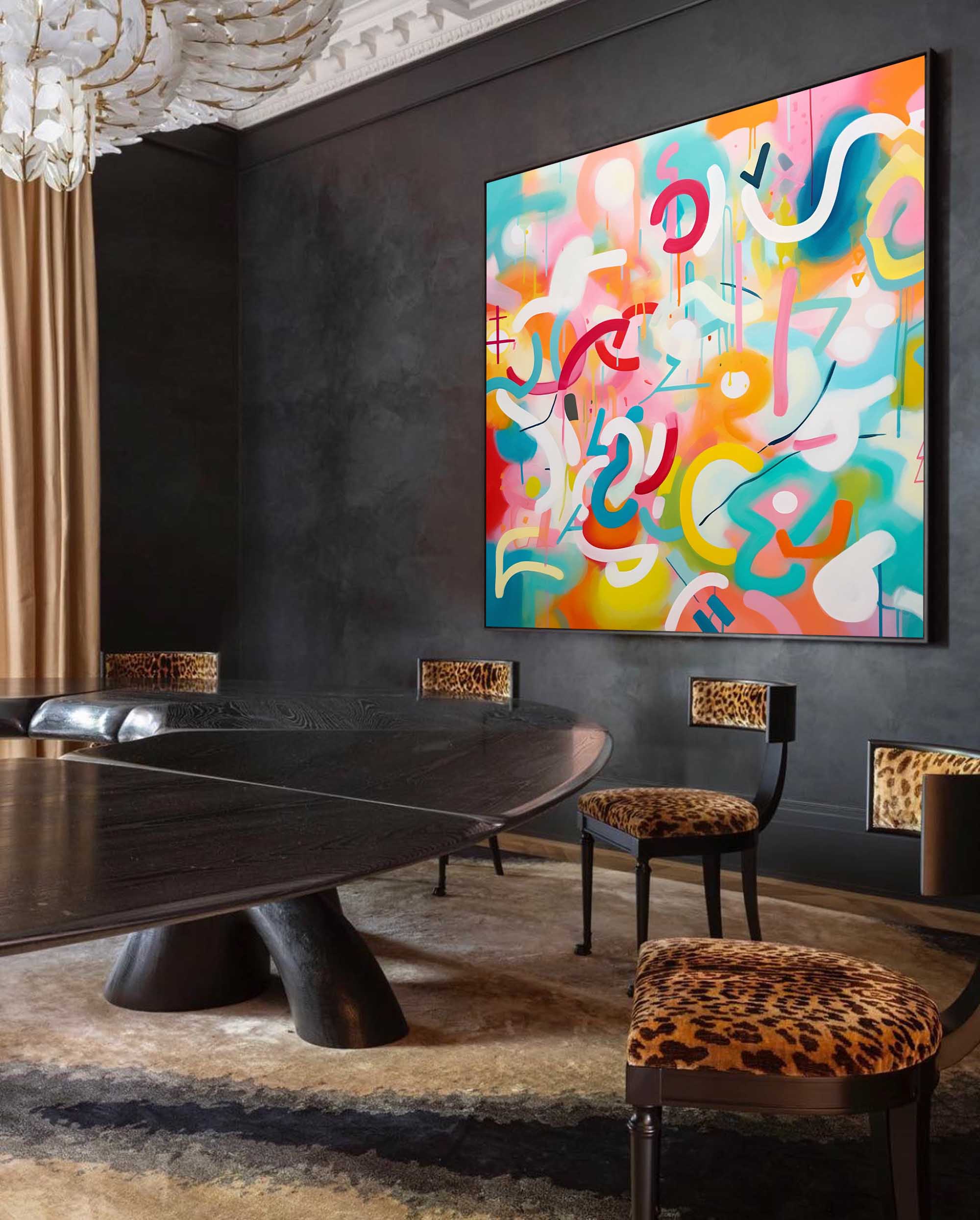 Energetic Dreamscape Abstract Art